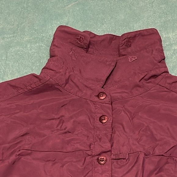 REI PURPLE WOMEN'S SZ 1X  BUTTON UP LONG SLEEVE TOP ZIPPER POCKETS 💯% TACTEL SH - Picture 15 of 16